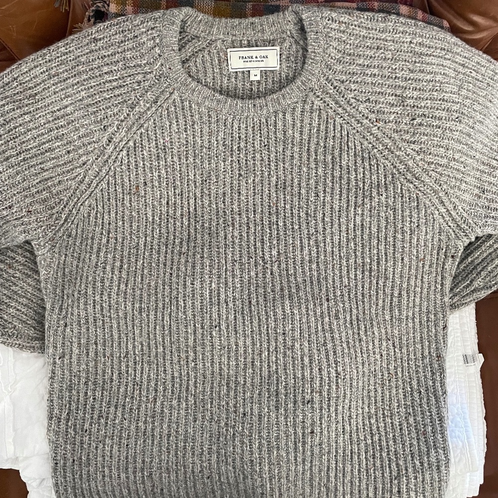 Frank & Oak Grey Sweater